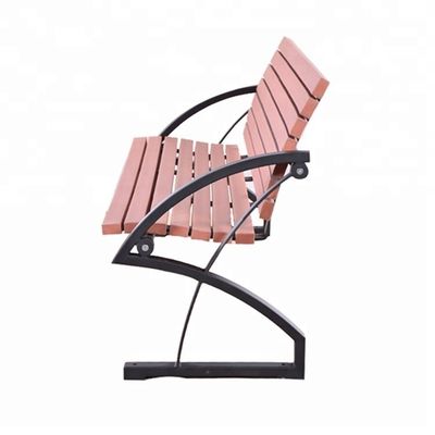Waterproof Outdoor Wooden Bench Furniture Anti Corrosion For Campus School
